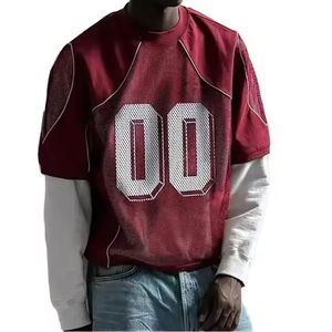 เสื้อตาข่ายสำหรับผู้ชายผ้าเจอร์ซีย์ระบายอากาศได้ผ้าแห้งเร็วออกแบบโลโก้ได้ตามต้องการ - Product Image 1