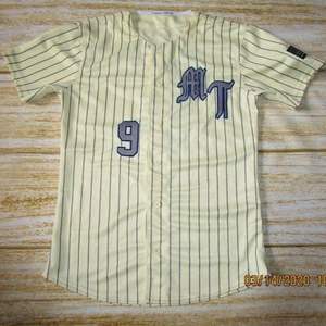 เครื่องแบบเบสบอลของผู้ชายทรงสลิมฟิตสีพื้นดีไซน์ใหม่ล่าสุดพร้อมไซส์ใหญ่พิเศษ - Product Image 1