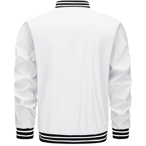 Chaqueta Universitaria Personalizada de Primera Calidad para Hombre, Bordada, con Cuello Alto, Logotipo Frontal, Elegante, Duradera e Impermeable - Product Image 6
