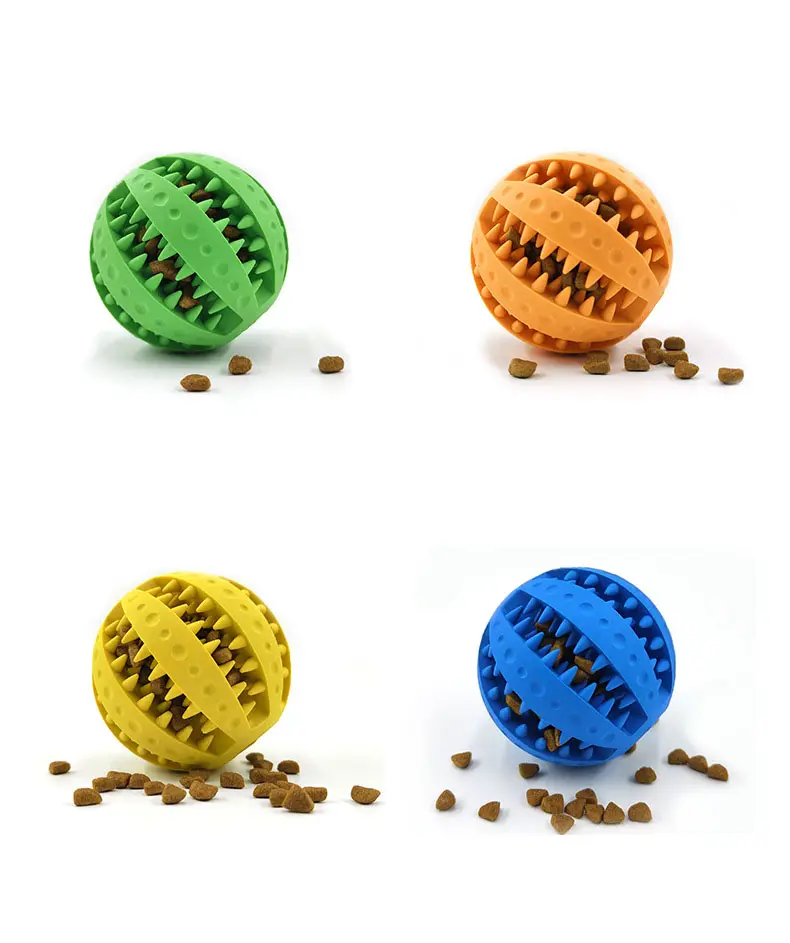 Vendendo Hot New Enigma Brinquedo de Estimação Bola Anti-Mordida Molar Cão Dentes de Borracha Esfera da Limpeza