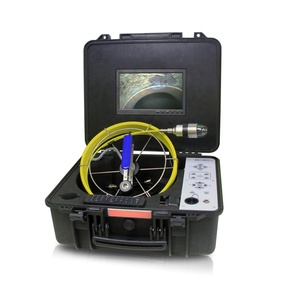 Chuyên nghiệp IP68 không thấm nước cống borescope máy ảnh với đồng hồ truy cập, 360 ° Pan-Tilt ống kính và di động Push Rod Cáp - Product Image 1