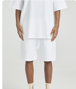 Pantalones cortos de primavera y verano 2025 para hombre, pantalones deportivos europeos y americanos de calle, pantalones básicos de cinco puntos de marca holgados de moda OEM - Product Image 3