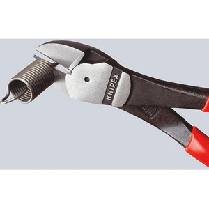 For KNIPEX 140 mm Heavy-Duty Polished <b>Side</b> <b>Cutters</b> with Form 0 Multi-Component Plier Handles - Product Image 4