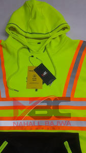 Safety Hi Vis Safety Hoddies Capa de lluvia impermeable reflectante Alta visibilidad. - Product Image 3