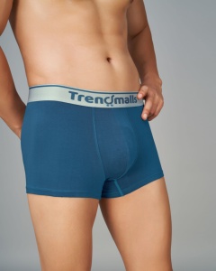 Trendmalls Hombres Birla Micro Modal Trunks Peinado Microfibra Elastano Estiramiento Calzoncillos sólidos Transpirable Punto Airforce Cintura - Product Image 3