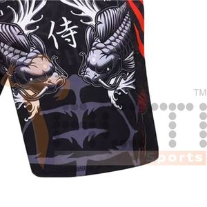Short Mma personnalisé en gros pour hommes 2024 Shorts Bjj Jiu Jitsu imprimé par sublimation pour hommes au Pakistan - Product Image 6
