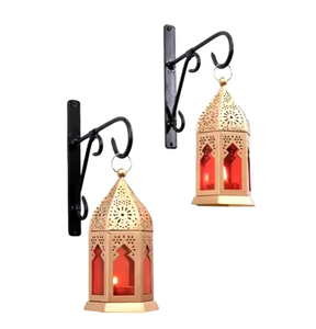 Linterna decorativa hecha a mano para decoración del hogar, farol de vela de Metal para jardín y decoración al aire libre, tendencia - Product Image 5