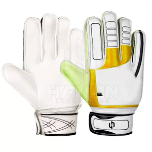Venta al por mayor de fábrica, guantes de portero para jóvenes y adultos, los mejores guantes de fútbol con protección para los dedos, guantes de fútbol antideslizantes para niños y adultos - Product Image 1