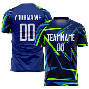 Camisetas de Fútbol Personalizadas al Por Mayor, 100% Poliéster, Manga Corta, Transpirables, de Secado Rápido, Ligeras, con Logotipo Personalizado Sublimado - Product Image 4