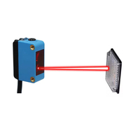 Capteur de proximité laser à réflexion diffuse PNP avec suppression de l'arrière-plan, portée de détection 5-300 mm