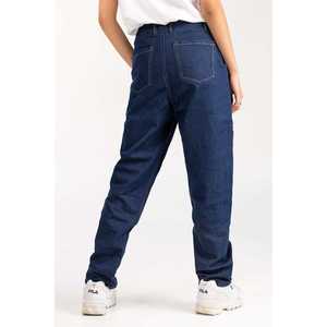 Jeans Casuales Holgados de Pierna Recta para Mujer, Estampado Floral de Invierno, Talla Grande XL, Cintura Media, Transpirables y con Diseño Desgarrado - Product Image 1