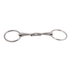 BRAND ZONE Mors à étrier articulé double en acier inoxydable de haute qualité pour équipement équestre, accessoire de vente en gros - Product Image 1