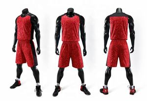 2025 nouveauté ensemble d'uniformes de basket-ball pour hommes personnalisés haute qualité Polyester confortable respirant grande taille avec impression de Logo - Product Image 4