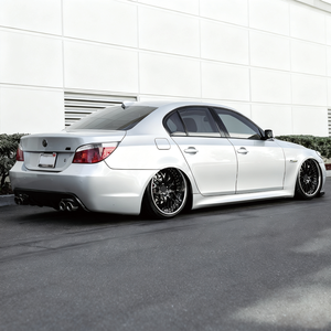 Jantes de voiture 2 pièces chromées à rebord profond 20 22 24 pouces, face noire brillante, en alliage d'aluminium forgé pour <span class=keywords><strong>Chevrolet</strong></span> Impala BMW M3 M4 - Product Image 4