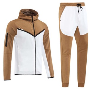 Chándal de algodón de dos colores para hombre, talla XL, chándal de dos piezas para entrenamiento, jogging, gimnasio, ropa deportiva para adultos - Product Image 4