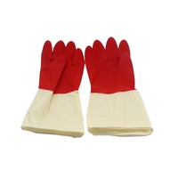 Gants en latex bicolores enchanteurs pour usage domestique, chirurgical et applicateur de teinture capillaire réutilisable