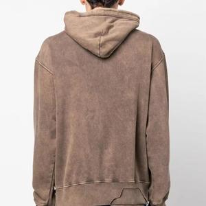 Sweat-shirts pour hommes en coton mélangé de qualité supérieure, lavés à l'acide, confortables et de couleur personnalisée, prix raisonnable - Product Image 5