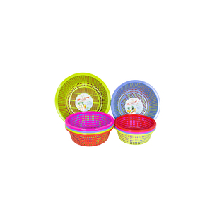 Wholesale BPA Free PP Plastic Colander Strainer <b>Basket</b> Food Grade Reusable Draining Sieve for Fruit Vegetable Washing Kitchen - Product Image 5