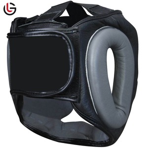 High Quality Adult <b>Protective</b> Leather Head Guard New Arrival Winter Sports <b>Gear</b> for <b>Boxing</b> & MMA Training Breathable Feature - Product Image 5