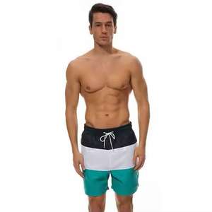 Custom Eco-friendly Men's <b>Swim</b> Shorts Breathable Printed Beach <b>Board</b> Bathing Trunks Washed Shorts-OEM Customizable Shorts - Product Image 1