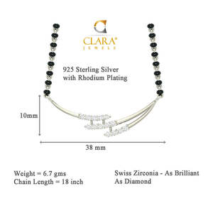 NOVAMART Fine Religious Silver Mangalsutra Set Perfect Gift for <b>Wife</b> on Anniversary Wholesale Export - Product Image 4