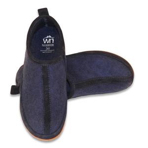 Scarpe in feltro da donna Woolnat in lana Merino blu Navy