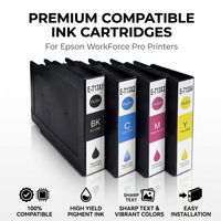 Harga Pabrik Enlite T13X T13X1 Kartrid Tinta Kompatibel Kapasitas Tinggi untuk Printer Epson EM-C7100 EP-C7000DW