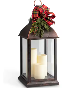 Trendy <b>Lanterns</b> Home Decorative Glass & Iron <b>Lanterns</b> with System Matte Black Finish <b>Large</b> Size <b>Candle</b> Holders Available in Bulk - Product Image 4