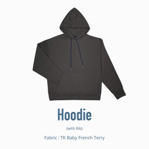Sweat à capuche (MPHD002) 100% Polyester TK Baby french terry 270-290 GSM RIB 400-410 GSM Unisex - Product Image 1