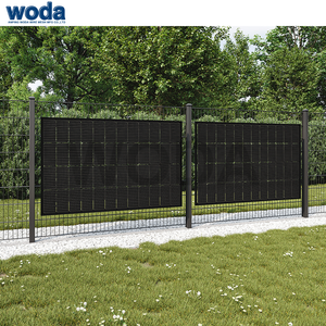 Panneaux de clôture cour de jardin extérieure haute rigidité lourde 868 656 clôtures photovoltaïques solaires de sécurité à <span class=keywords><strong>double</strong></span> treillis métallique - Product Image 6