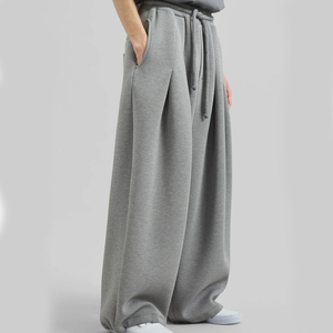 Latest Design Oversized Sweatshirt And Sweatpants Sweatsuit Joggers Set / Wholesale Rate Custom Logo Men's Cotton Tracksuit 2026 - Product Image 4