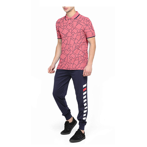 เสื้อโปโลเข้ารูปสำหรับผู้ชาย,เสื้อออกกำลังกายเข้ารูปพิมพ์ลายได้ตามต้องการ - Product Image 5