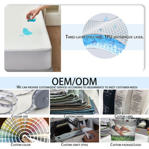 Coprimaterasso Trapuntato Impermeabile Antimacchia per Ingrosso, Lenzuola con Angoli per Letto Matrimoniale (Queen) - Product Image 5