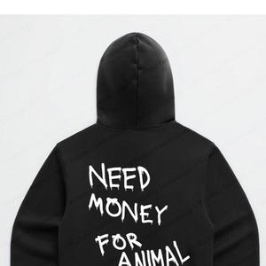 Sudadera con Capucha Extra Grande para Hombre, Personalizada al por Mayor de Fábrica, 100% Algodón, Gruesa y Holgada, Sudadera con Capucha de Invierno con Estampado - Product Image 4