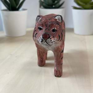 Statua di Tigre Intagliata a Mano YEEYAYA, Decorazione per Casa, Figurine in Legno per Ufficio o Soggiorno, Animali Selvatici, Regalo di Natale dal Zoo - Product Image 2