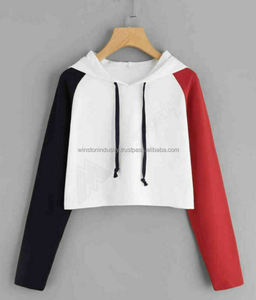 Sweat à capuche court hommes échantillon gratuit poids lourd éponge français surdimensionné épaule sérigraphié Streetwear à capuche pour hommes - Product Image 4