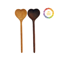 Ensemble de couverts en bois naturel flexible de qualité supérieure, cuillère, fourchette, couteau, durables, écologiques, lavables au lave-vaisselle, pour café, restaurant