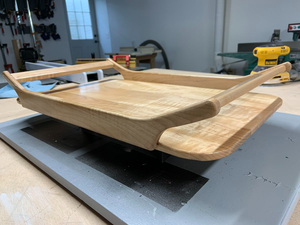 Plateau en bois artisanal de luxe pour hôtel, restaurant, café |   Plateau de service en bois naturel durable - Product Image 2