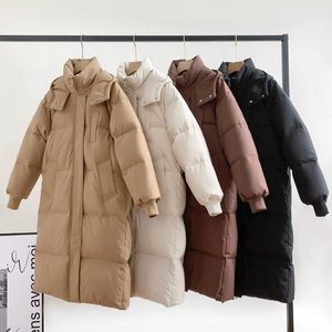 Fashion Women <b>Quilted</b> Padded Coat Winter Cotton Hooded Big Fur Collar Belt Warm <b>Thick</b> Puffer Bubble Outwear Casual Maxi Long - Product Image 3