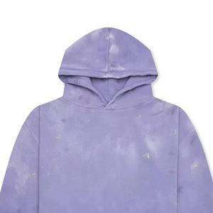 Sweat à capuche personnalisé délavé à l'acide Streetwear vintage délavé sweats à capuche surdimensionnés tendance pour hommes - Product Image 4