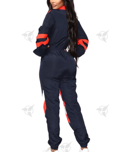 Chándal en blanco de alta calidad, Conjunto elegante, ropa deportiva, chaqueta cortavientos, fabricante personalizado, soporte informal para mujer, precio barato OEM - Product Image 6