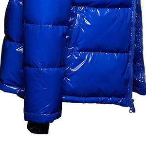 Chaqueta de plumón reversible de alta calidad para hombre con cuello alto de tela transpirable Diseño acolchado resistente al agua para invierno - Product Image 5