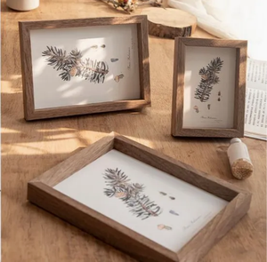 Cadre photo en bois, cadre photo classique en bois - Product Image 1