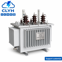 Transformateur immergé dans l'huile triphasé CLYH 30KVA 50KVA 80KVA 100KVA 150KVA 200KVA 250KVA 315KVA 400KVA pour équipement industriel MT et HT