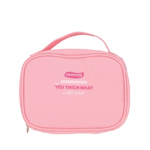 Best Seller <b>Mini</b> Cosmetic Bag Zipper Closure Fashion Style Durable Lightweight 600D Burlap Fabric OEM/ODM Service Wholesale - Product Image 2