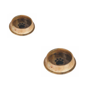 Bol pour animaux de compagnie en acier inoxydable de haute qualité mangeoire ronde en forme écologique 5L capacité chien bol de voyage emballé boîte économique - Product Image 2