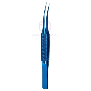 Plataforma de Ligadura de Fórceps Corneales de Acero Inoxidable Azul - Precisión de 0.12 mm para Cirugía Oftálmica |   Protector Ocular Reutilizable de Alta Calidad Personalizado - Product Image 1