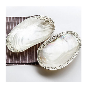 Plato de Caviar de concha de ostra hecho a mano de lujo, plato de nácar Natural, plato de concha pulida para restaurantes gourmet de alta calidad - Product Image 2