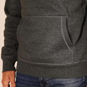 Sweat-shirt à capuche à col rond personnalisable pour hommes, manches longues à séchage rapide, poches cangourou, imprimé, service OEM - Product Image 4