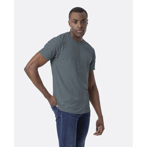 Camiseta 6210 CVC 100% Algodón Azul Marino Unisex Cuello Redondo Ecológica - Product Image 4